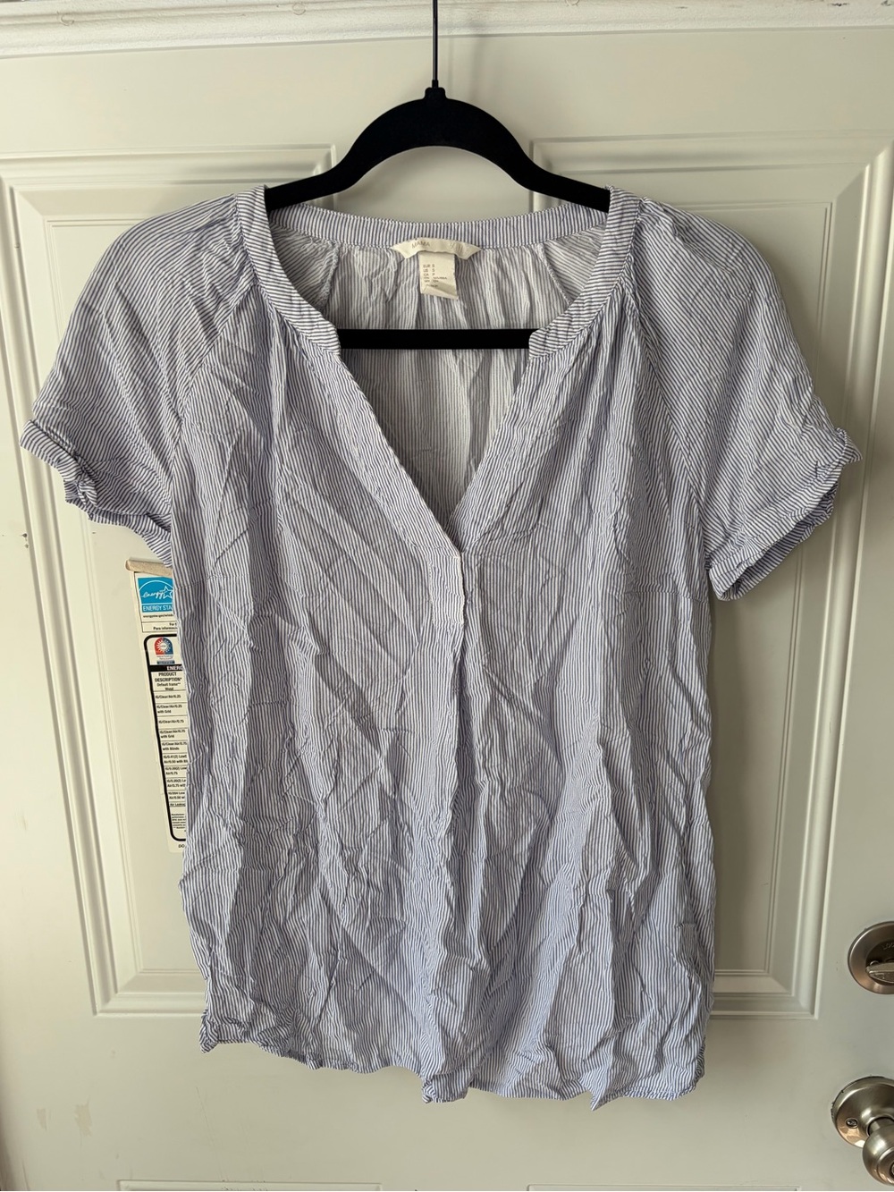 H&M MAMA Striped Maternity Blouse 💙